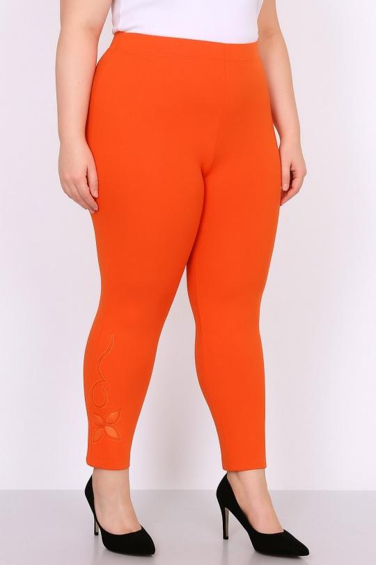 Leggings  Femme Orange Pomme Rouge B207 Efashion Paris