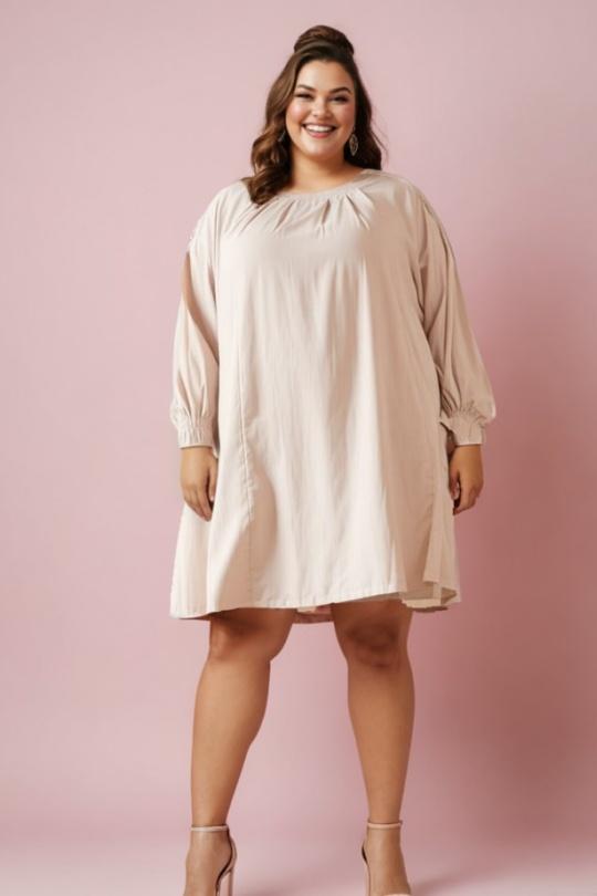 Dresses & Jumpsuits Women Beige Pomme Rouge C6608 Efashion Paris