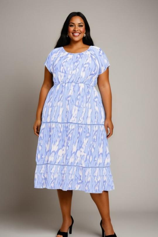 Robes & Combinaisons Femme Bleu Pomme Rouge C6551 Efashion Paris