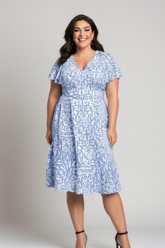 Robes & Combinaisons Femme Bleu Pomme Rouge C6570 Efashion Paris