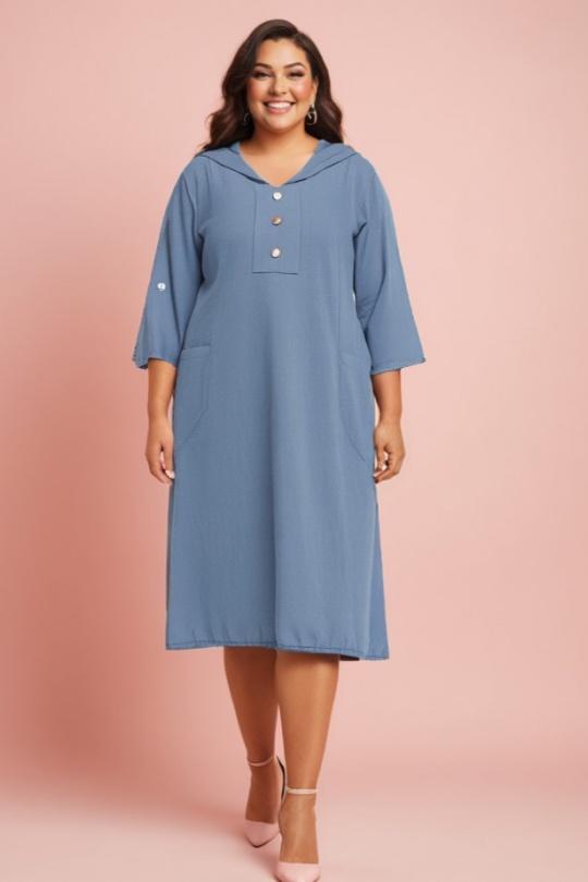 Robes & Combinaisons Femme Bleu Pomme Rouge C8020 Efashion Paris