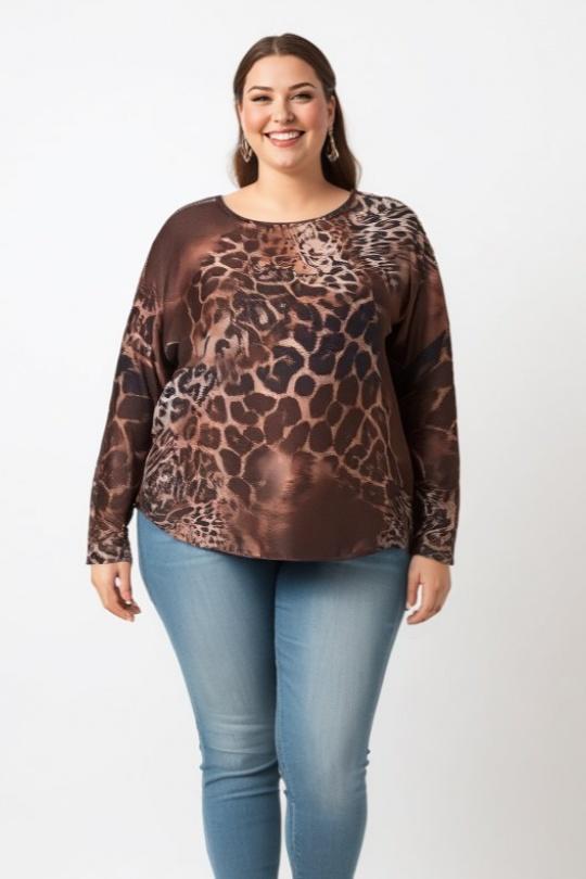 Camisas & blusas Mujer Brown Pomme Rouge T7179A Efashion Paris