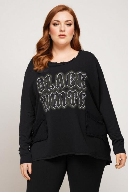 Camisetas Mujer Black Pomme Rouge T11721 Efashion Paris
