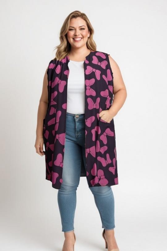 Cárdigans Mujer Pink Pomme Rouge T39201 Efashion Paris