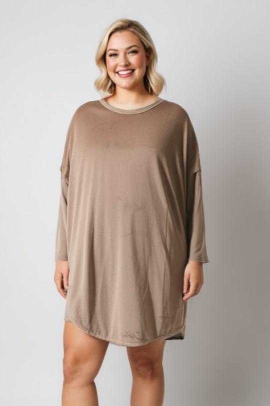 Vestidos y Monos Mujer Beige Pomme Rouge T6351 Efashion Paris