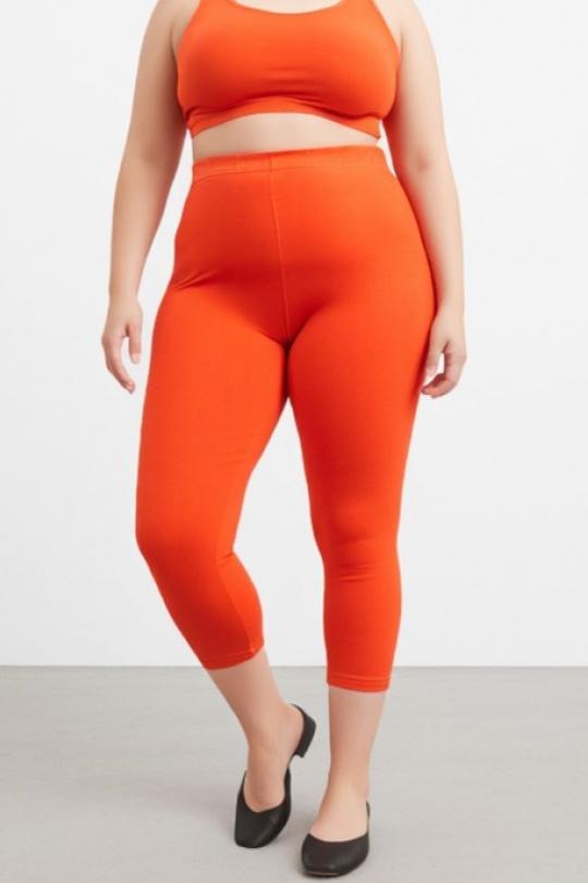 Leggings  Femme Orange Pomme Rouge B215 Efashion Paris