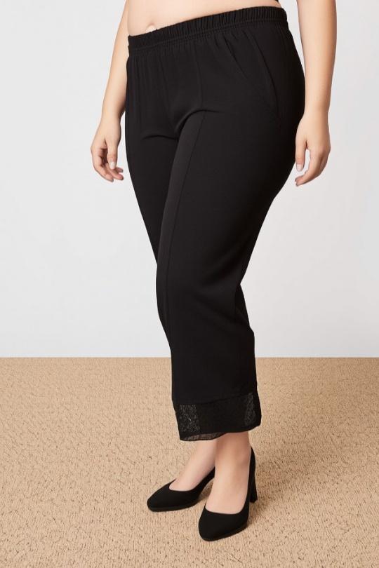 Pantalons Femme Noir Pomme Rouge B102 Efashion Paris