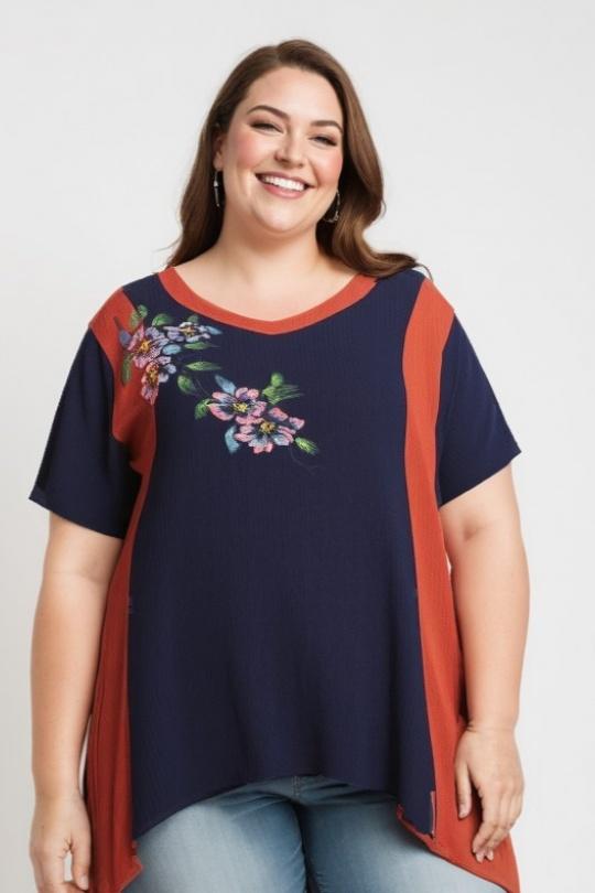 Tops Femme Rouille Pomme Rouge A589 Efashion Paris