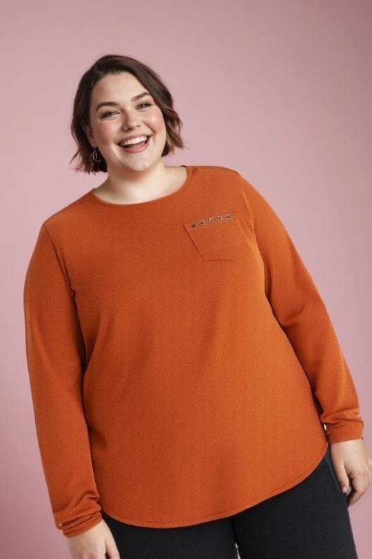 Camicie & camicette Donna Rust Pomme Rouge C6175 Efashion Paris