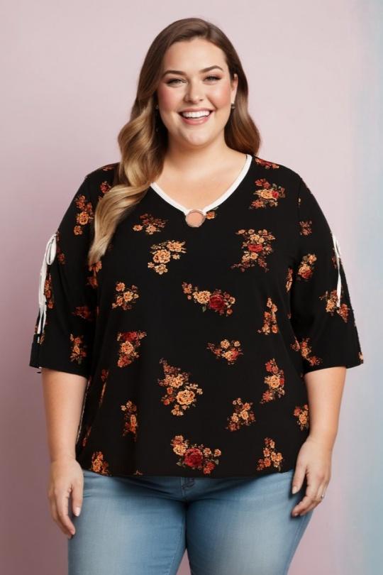 Camicie & camicette Donna Black Pomme Rouge A876 Efashion Paris