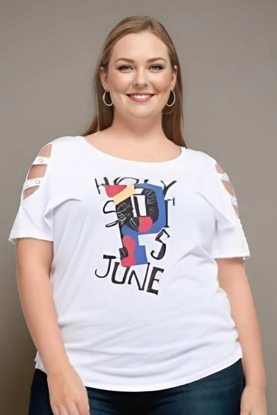 Tops Donna White Pomme Rouge A892 Efashion Paris