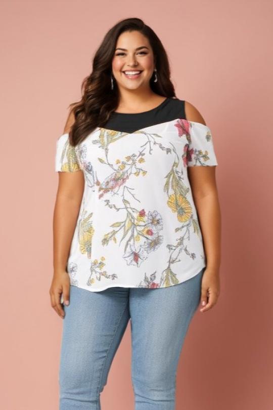 Tops Donna White Pomme Rouge A988 Efashion Paris