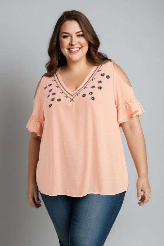 Tops Donna Corail Pomme Rouge A963 Efashion Paris