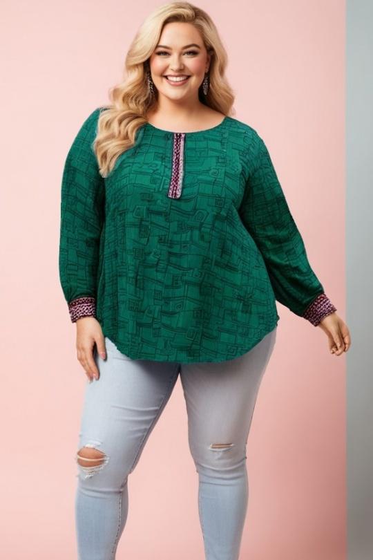 Camicie & camicette Donna Green Pomme Rouge C6239 Efashion Paris