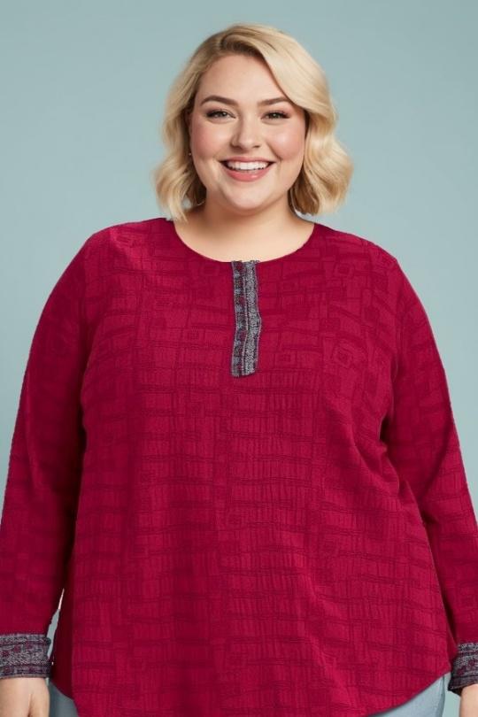 Camicie & camicette Donna Red Pomme Rouge C6239 Efashion Paris