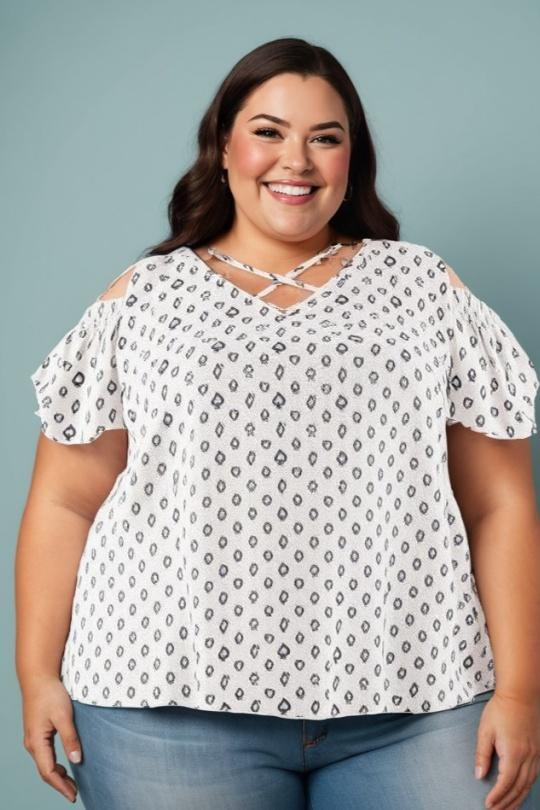 Tops Donna White Pomme Rouge C6202 Efashion Paris