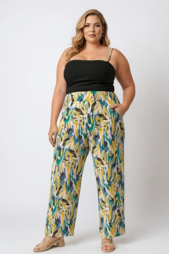 Pantaloni Donna Green Pomme Rouge B239 Efashion Paris