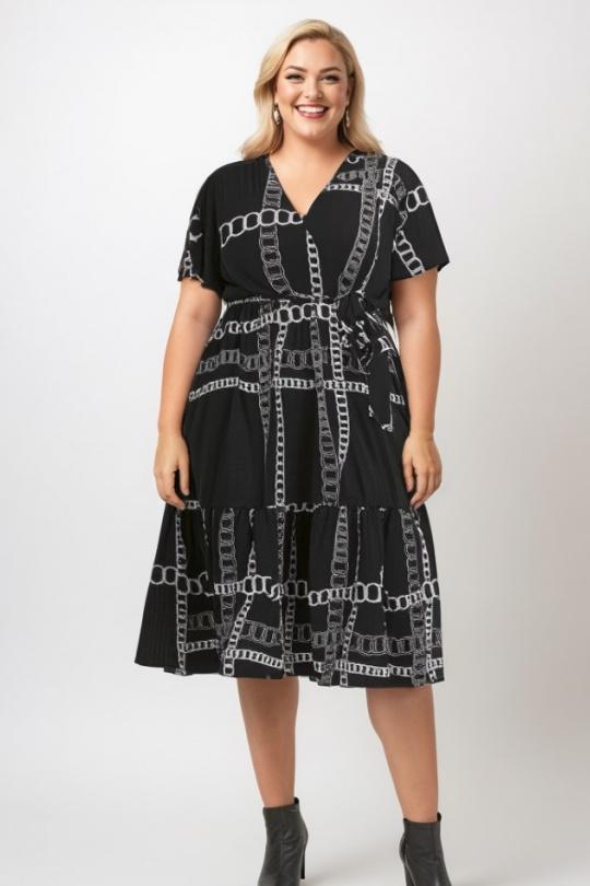 Robes & Combinaisons Femme Noir Pomme Rouge C6552 Efashion Paris