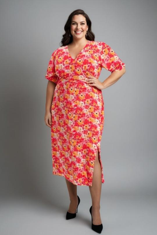 Robes & Combinaisons Femme Rouge Pomme Rouge C6555 Efashion Paris
