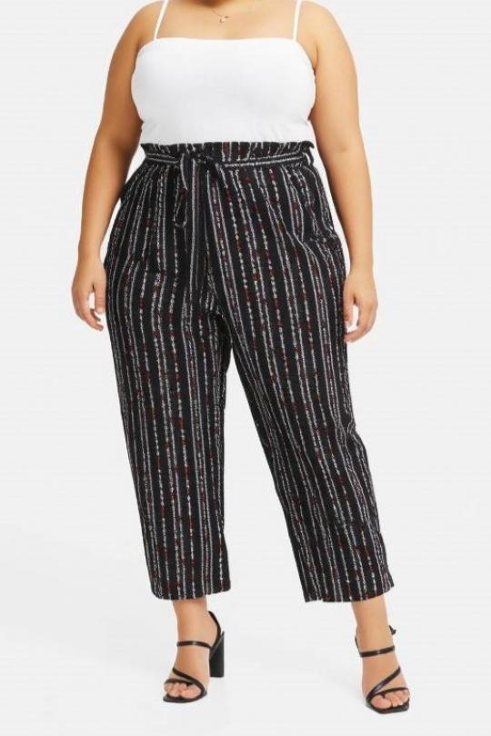 Pantalons Femme Noir Pomme Rouge B231 Efashion Paris