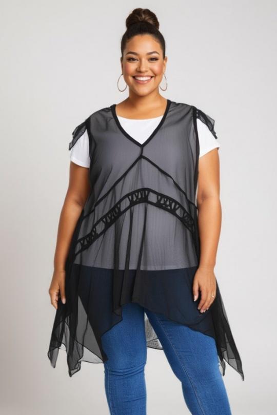 Tuniques Femme Blanc Pomme Rouge A113 Efashion Paris
