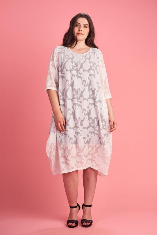 Vestidos y Monos Mujer White Pomme Rouge A856 Efashion Paris