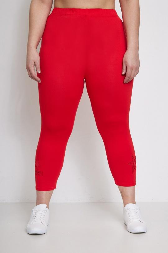 Leggings  Femme Rouge Pomme Rouge B209 Efashion Paris