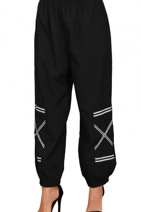 Pantalones Mujer Black Pomme Rouge B175 Efashion Paris