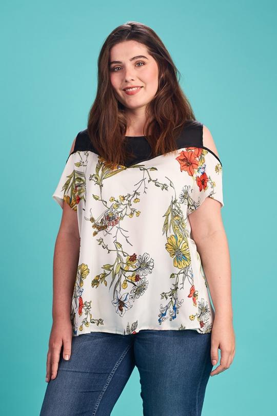 Camisas & blusas Mujer White Pomme Rouge A988 Efashion Paris