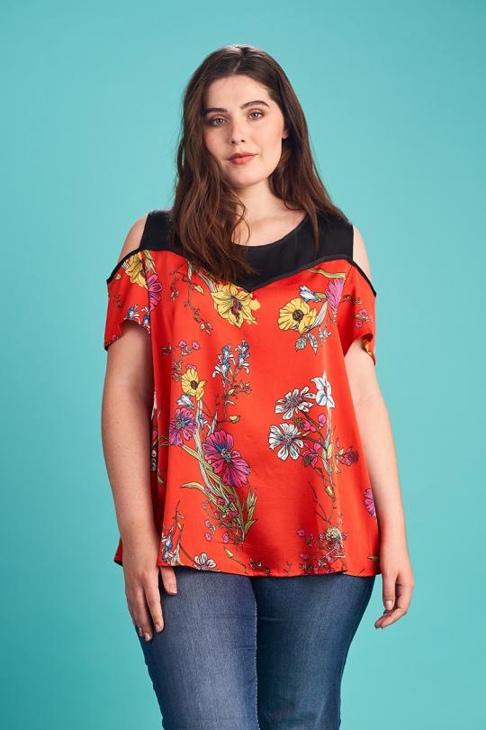 Camisas & blusas Mujer Red Pomme Rouge A988 Efashion Paris
