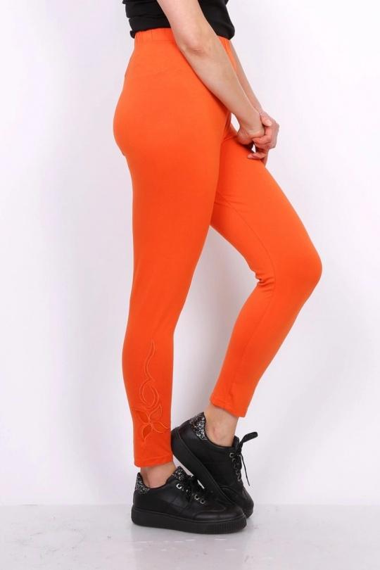 Leggings  Femme Orange Pomme Rouge B207 Efashion Paris