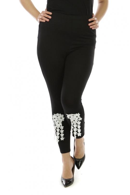Leggings  Women Black Pomme Rouge B170 Efashion Paris