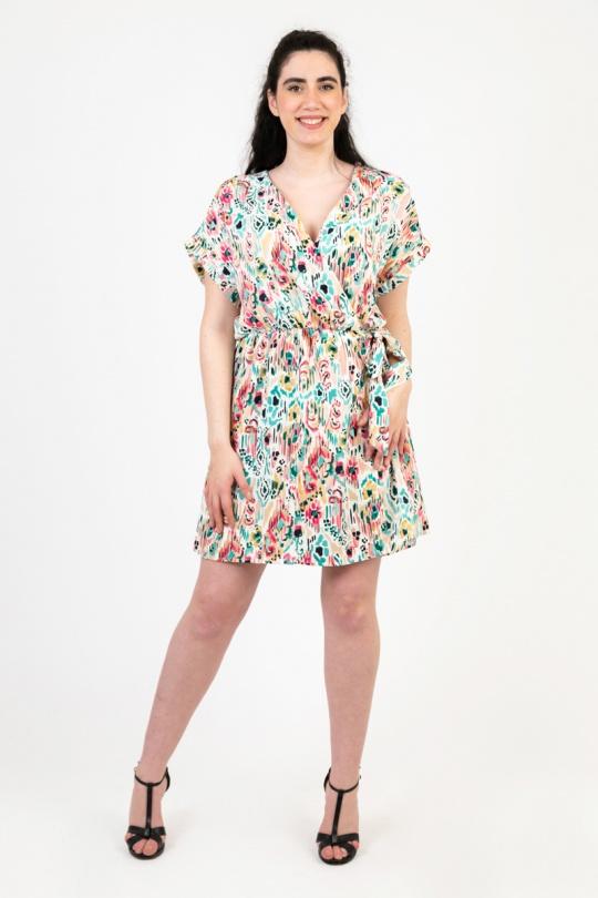 Robes & Combinaisons Femme Vert Pomme Rouge C6557 Efashion Paris