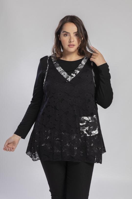 Tunics Women White Pomme Rouge A622 Efashion Paris