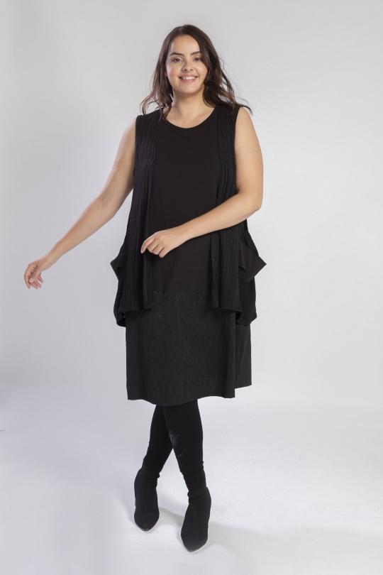 Robes & Combinaisons Femme Noir Pomme Rouge A819 Efashion Paris