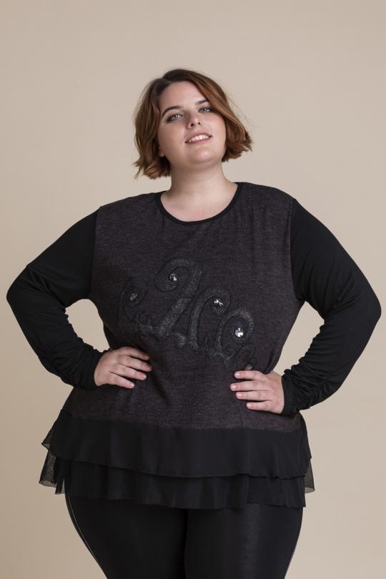 Pulls Femme Gris Pomme Rouge A936 Efashion Paris