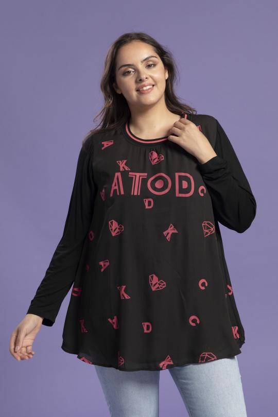 T-shirts Femme Rouge Pomme Rouge A912 Efashion Paris
