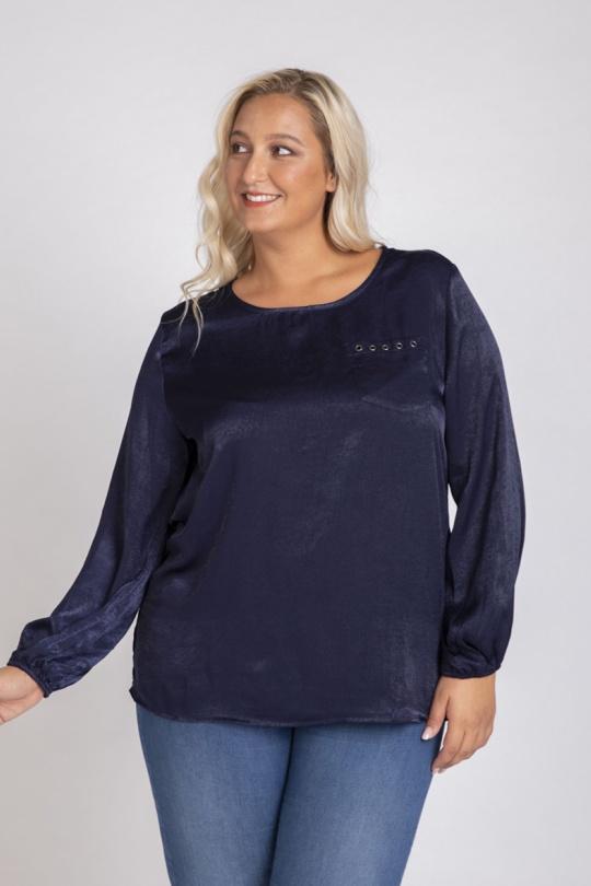 Chemises & blouses Femme Bleu Pomme Rouge C6175 Efashion Paris