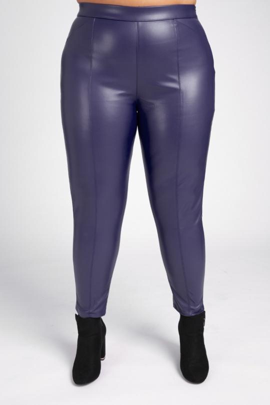 Leggings  Donna Blue Pomme Rouge B306 Efashion Paris