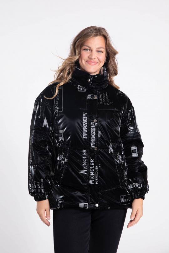 Coats Women Black Pomme Rouge C6518 Efashion Paris