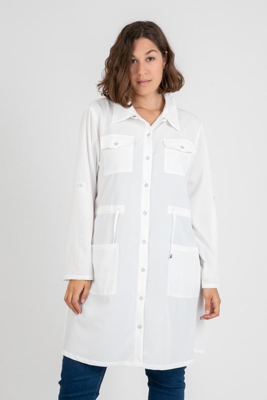 Giacche Donna White Pomme Rouge C6525 Efashion Paris
