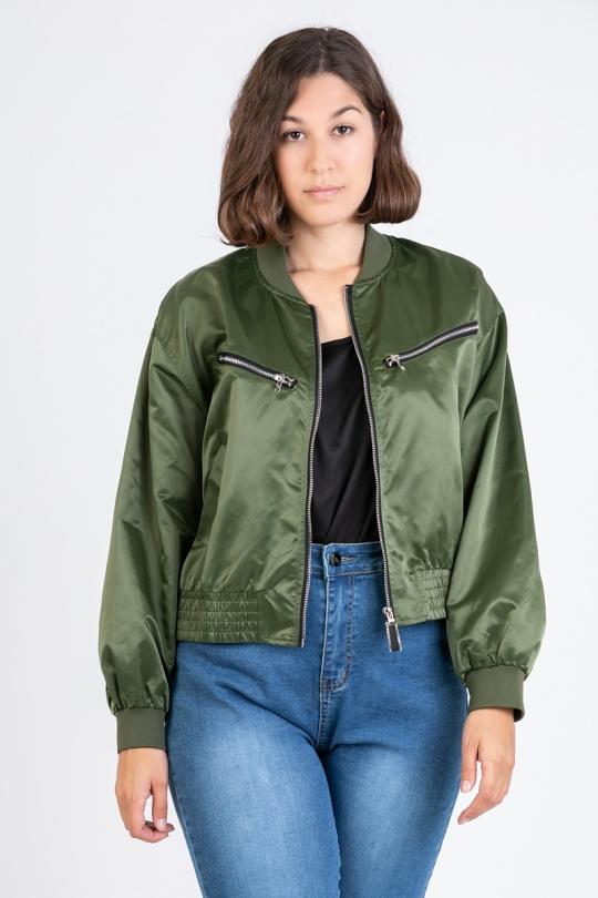 Jackets Women Khaki Pomme Rouge C6535 Efashion Paris