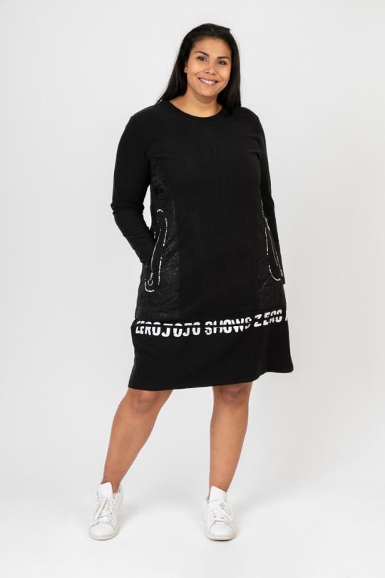 Abiti e Tute Donna Black Pomme Rouge C6585 Efashion Paris