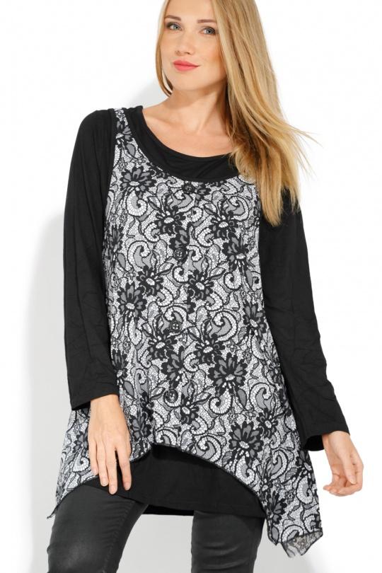 Tuniche Donna White Pomme Rouge A257 Efashion Paris