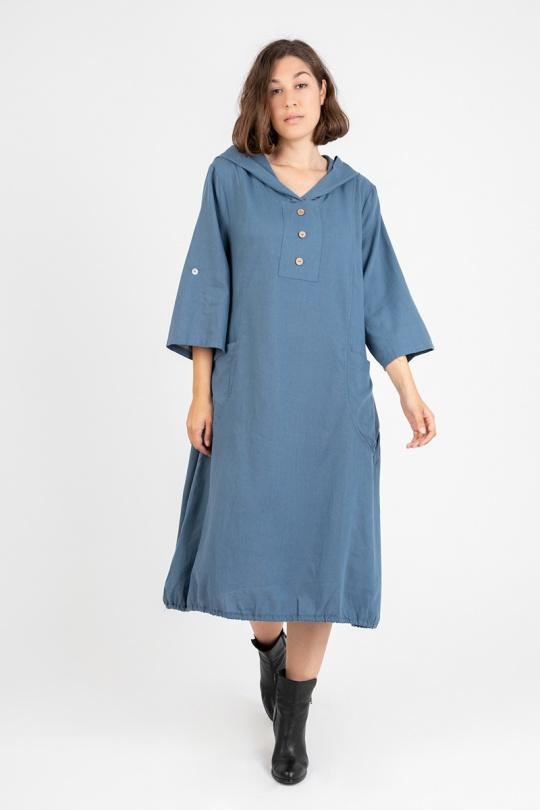 Abiti e Tute Donna Blue Pomme Rouge C8020 Efashion Paris