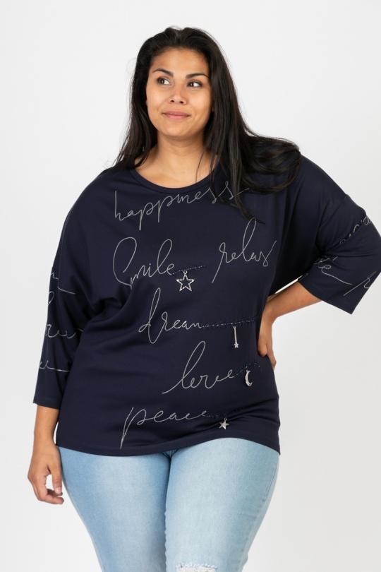 Camisas & blusas Mujer Blue Pomme Rouge C6601 Efashion Paris