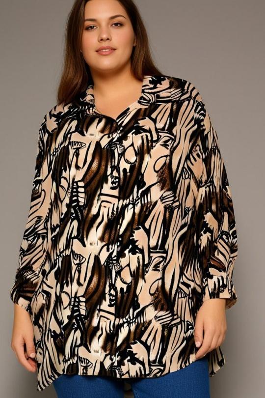 Camisas & blusas Mujer Brown Pomme Rouge T1265 Efashion Paris
