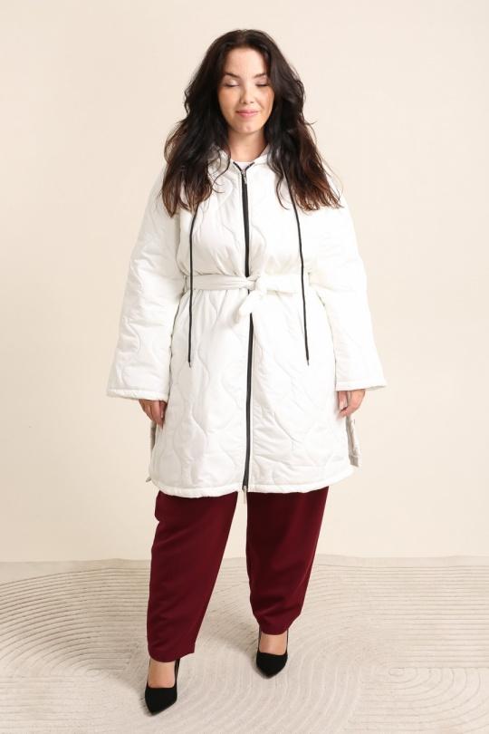 Abrigos Mujer White Pomme Rouge T3020 Efashion Paris