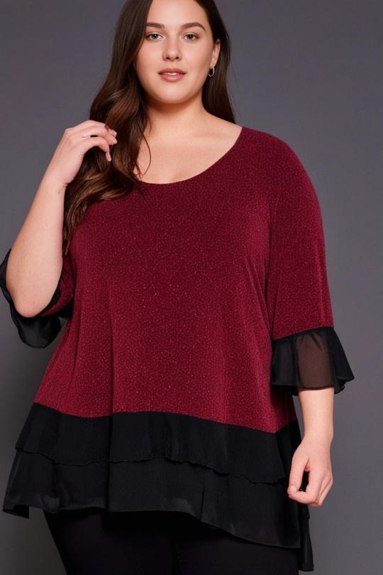 Shirts & blouses  Women Red Pomme Rouge T1878 Efashion Paris