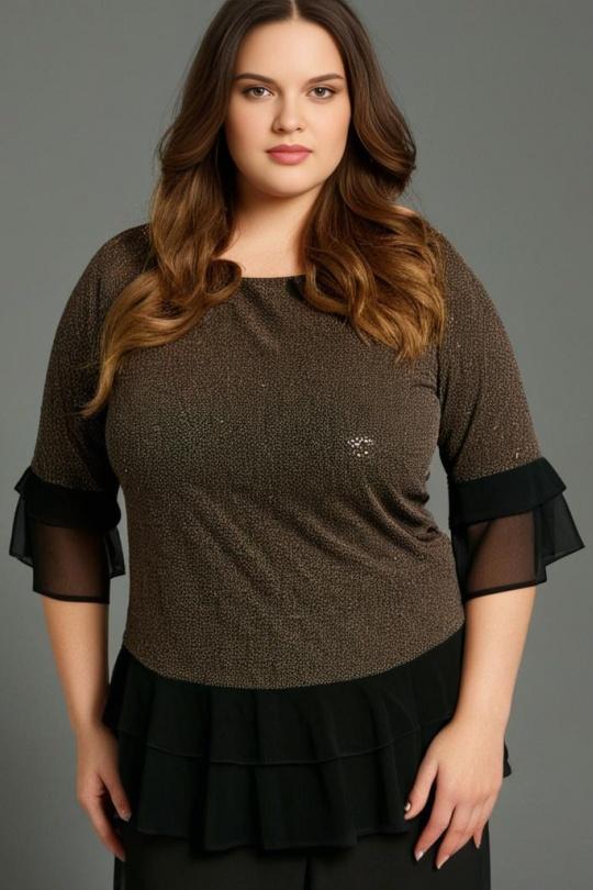 Shirts & blouses  Women Gold Pomme Rouge T1878 Efashion Paris